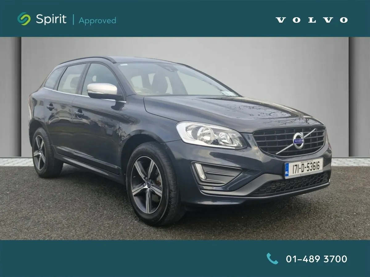 Volvo XC60 D4 (190hp) FWD R-Design, Auto, Alcantar - Image 1