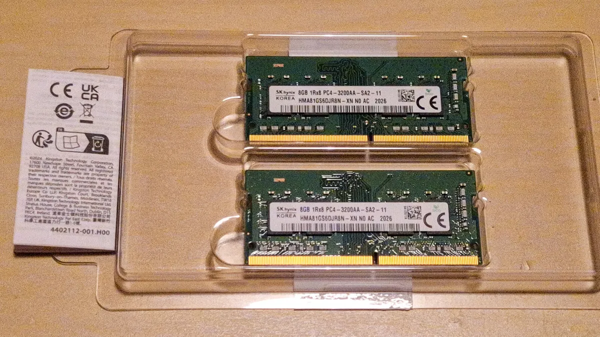 16FB DDR4 laptop RAM - Image 2
