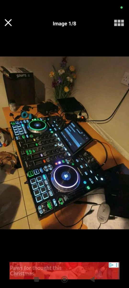 Denon prime 4 DJ controller with magma case - Image 1