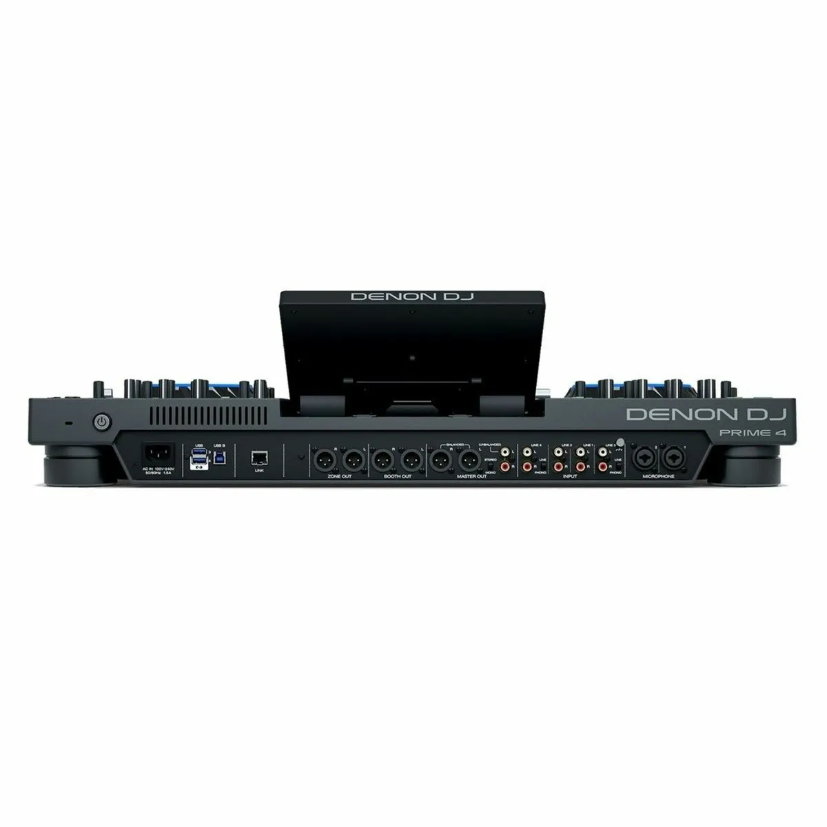 denon prime 4 with black magam flightcase - Image 1