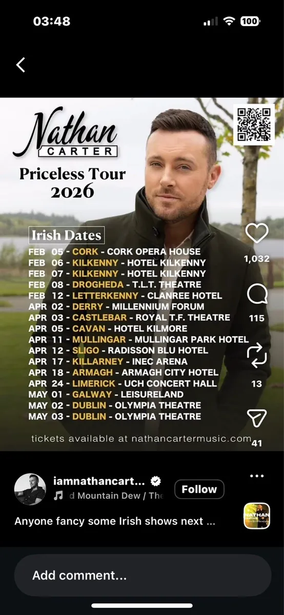 Nathan Carter Tickets
