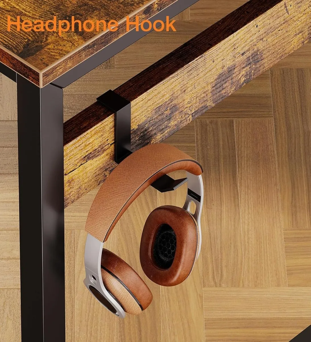 Computer Desk with Drawers, 120 x 48 cm Office Des - Image 4