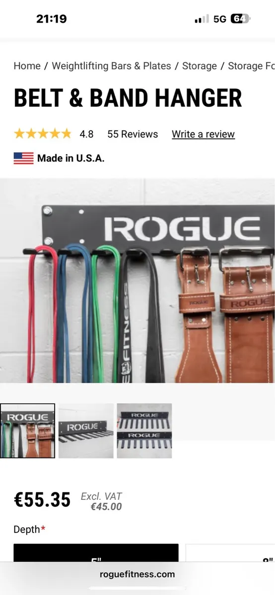 ROGUE  BELT / BAND HANGER + RESIST BANDS! - Image 3