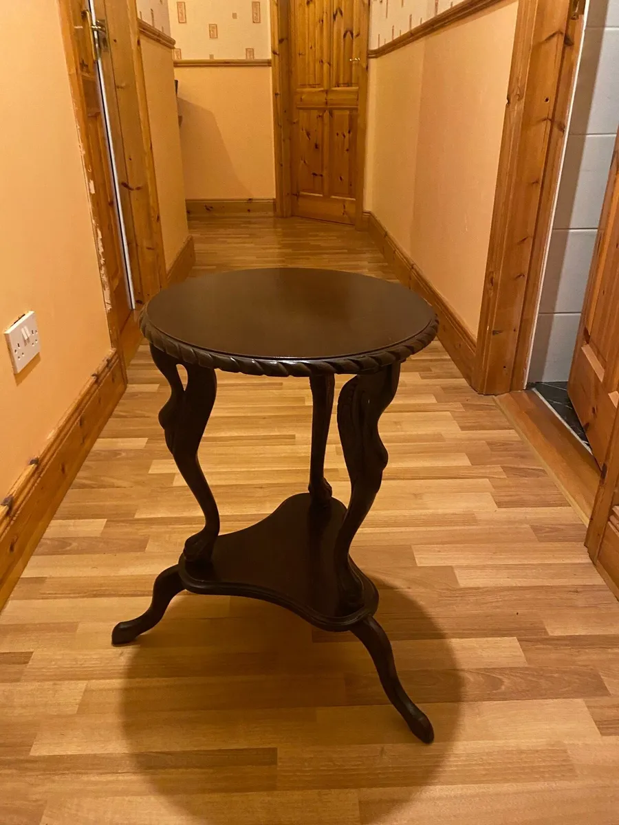 Dark Mahogany Side Table - Image 3