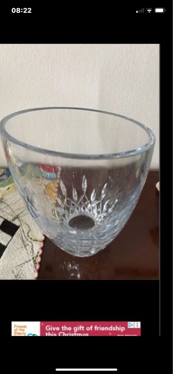 Large Waterford Crystal Angular Vase - Image 4