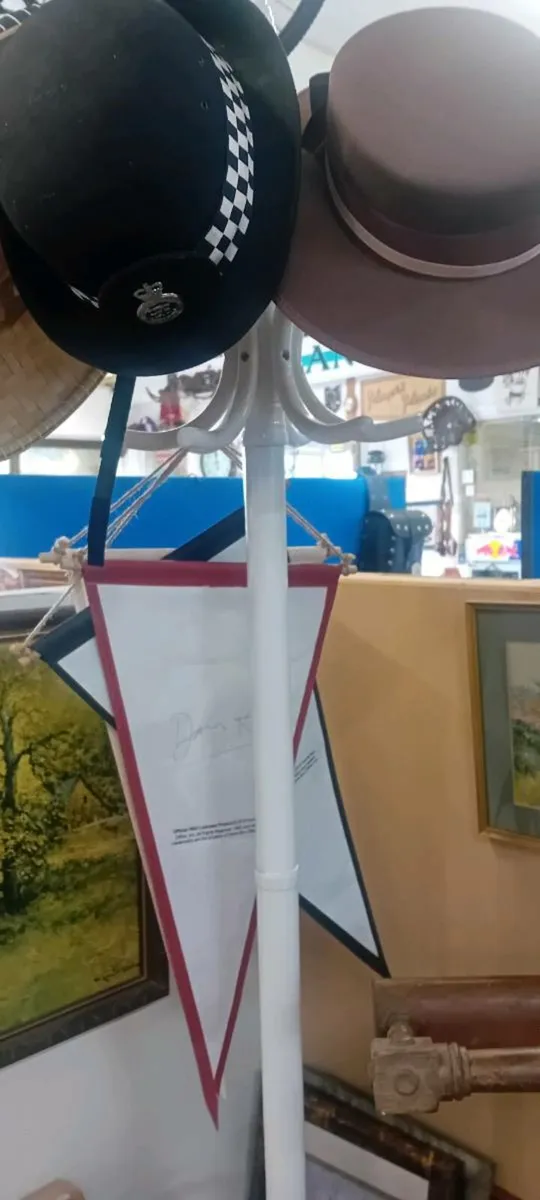 White Faux Bentwood Cost hanger - Image 3