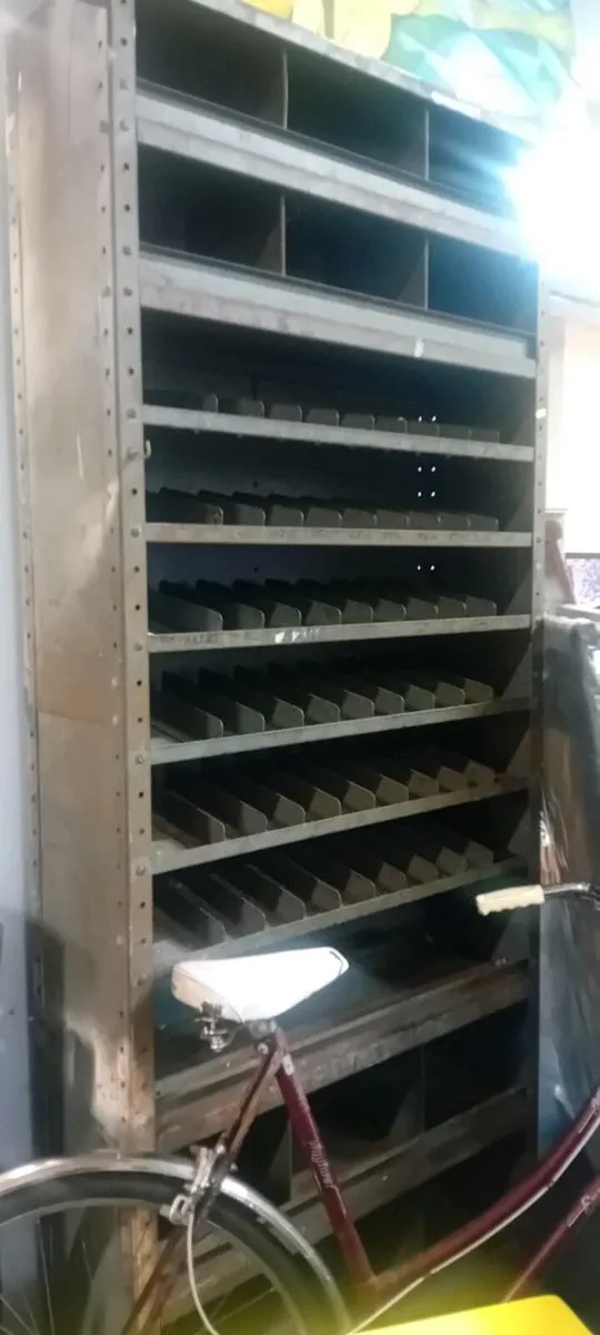 Large Metal Engineers Shelving Unit - Image 1