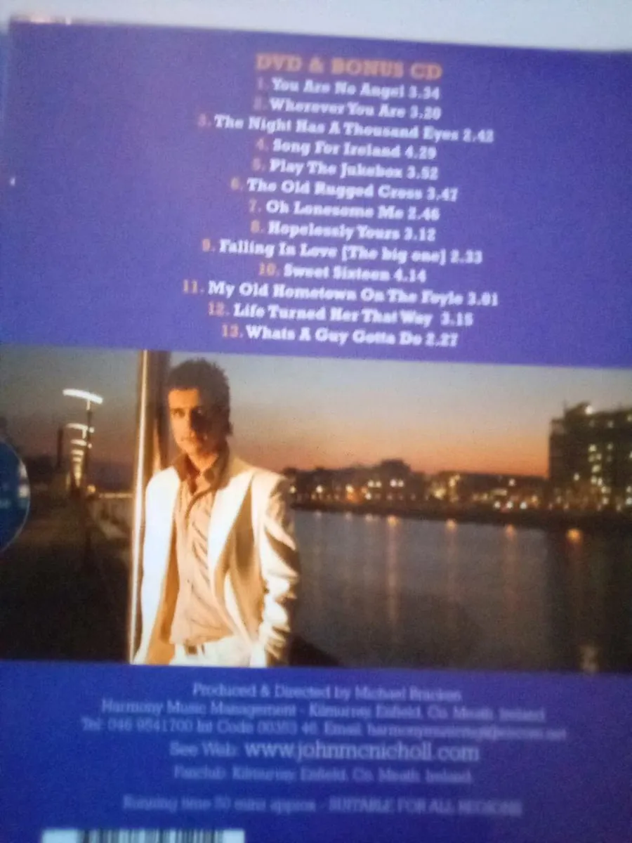 JOHN. MC. NICHOL.  D.V.D.    AND.  BONUS.  C.D. - Image 2