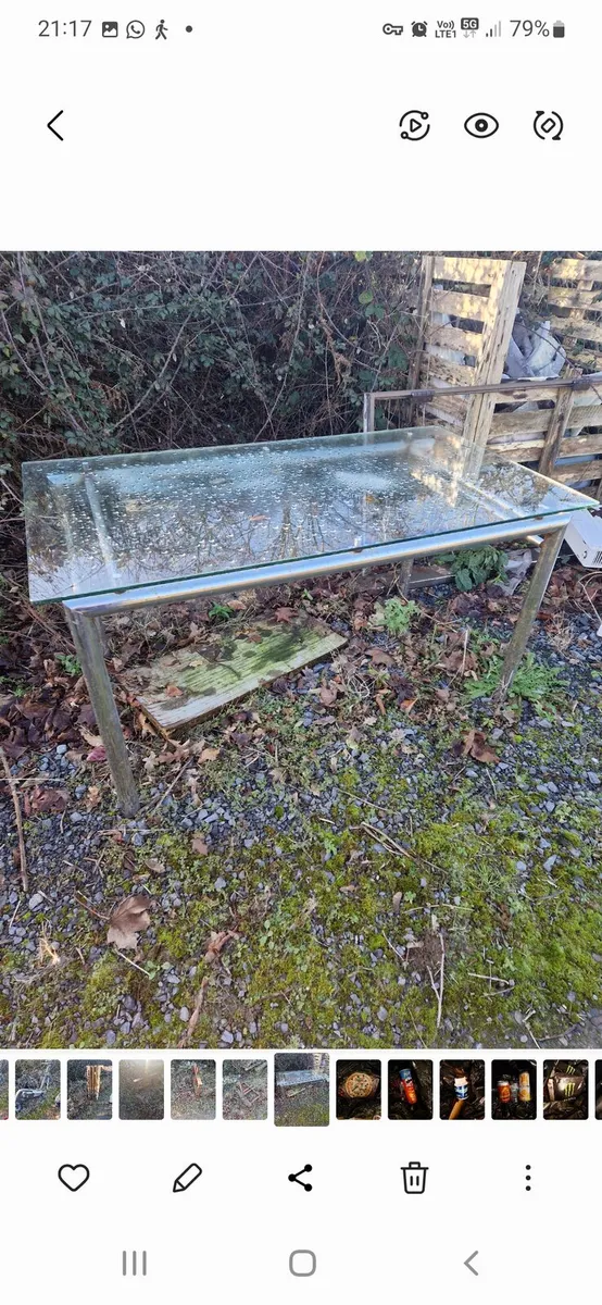 Glass table
