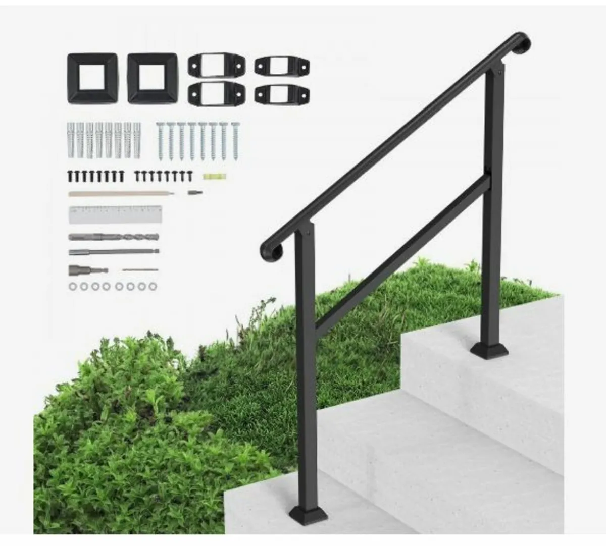 Handrails for Outdoor Steps, 2-3 Step - Image 1