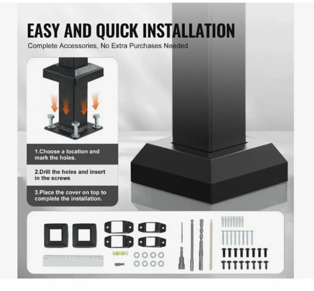 Handrails for Outdoor Steps, 2-3 Step - Image 3
