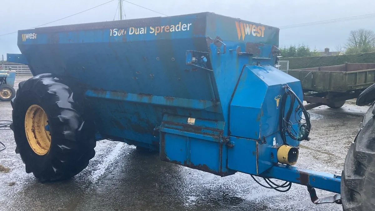 West 1600 dual manure spreader , - Image 3