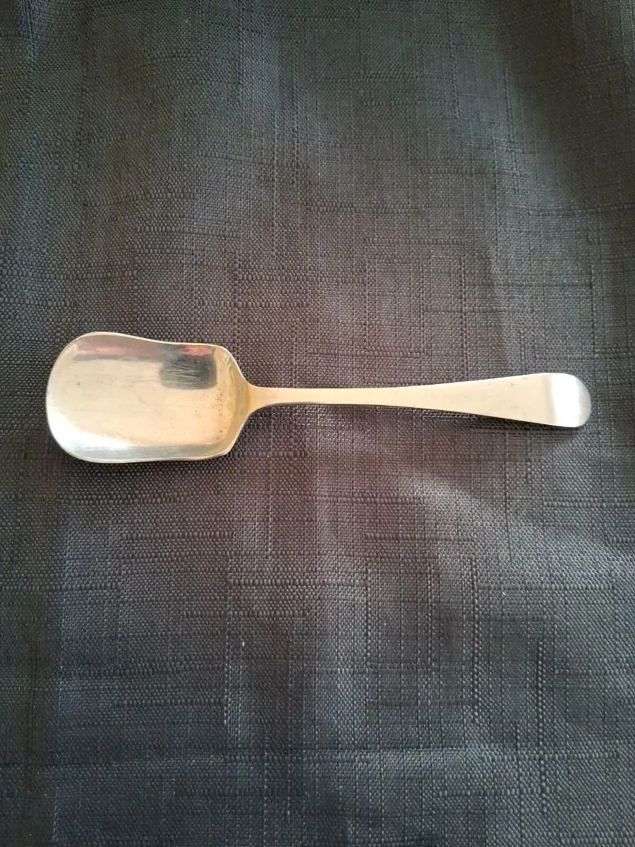 Stainless Nickel Silver Square Sugar Spoon - Image 1