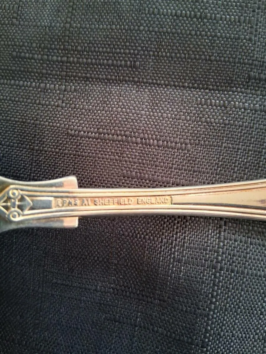 Small Silver Plated Berry Spoon - Image 2