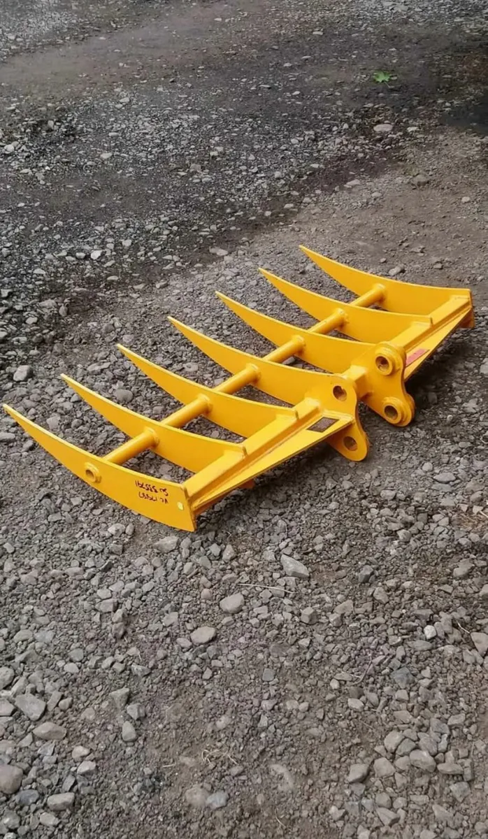 CAT 303 MINI DIGGER ROOT RAKE - Image 4