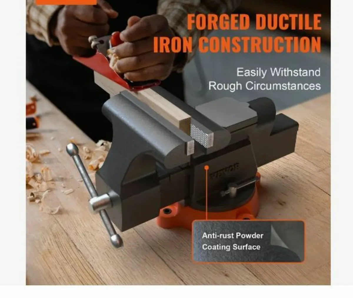 Bench Vise Jaw Width 15.2 cm - Image 1