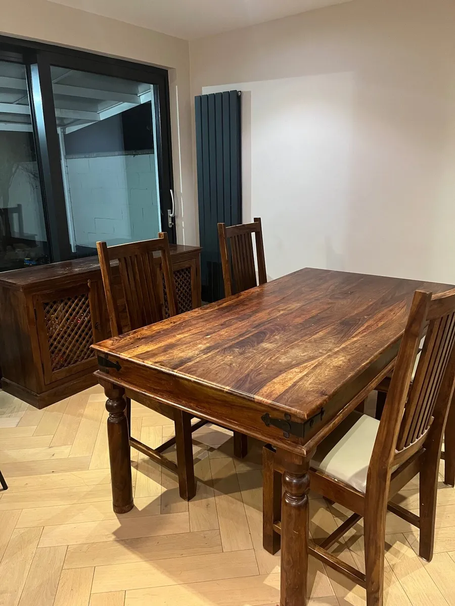 Dining Table set with matching sideboard - Image 4