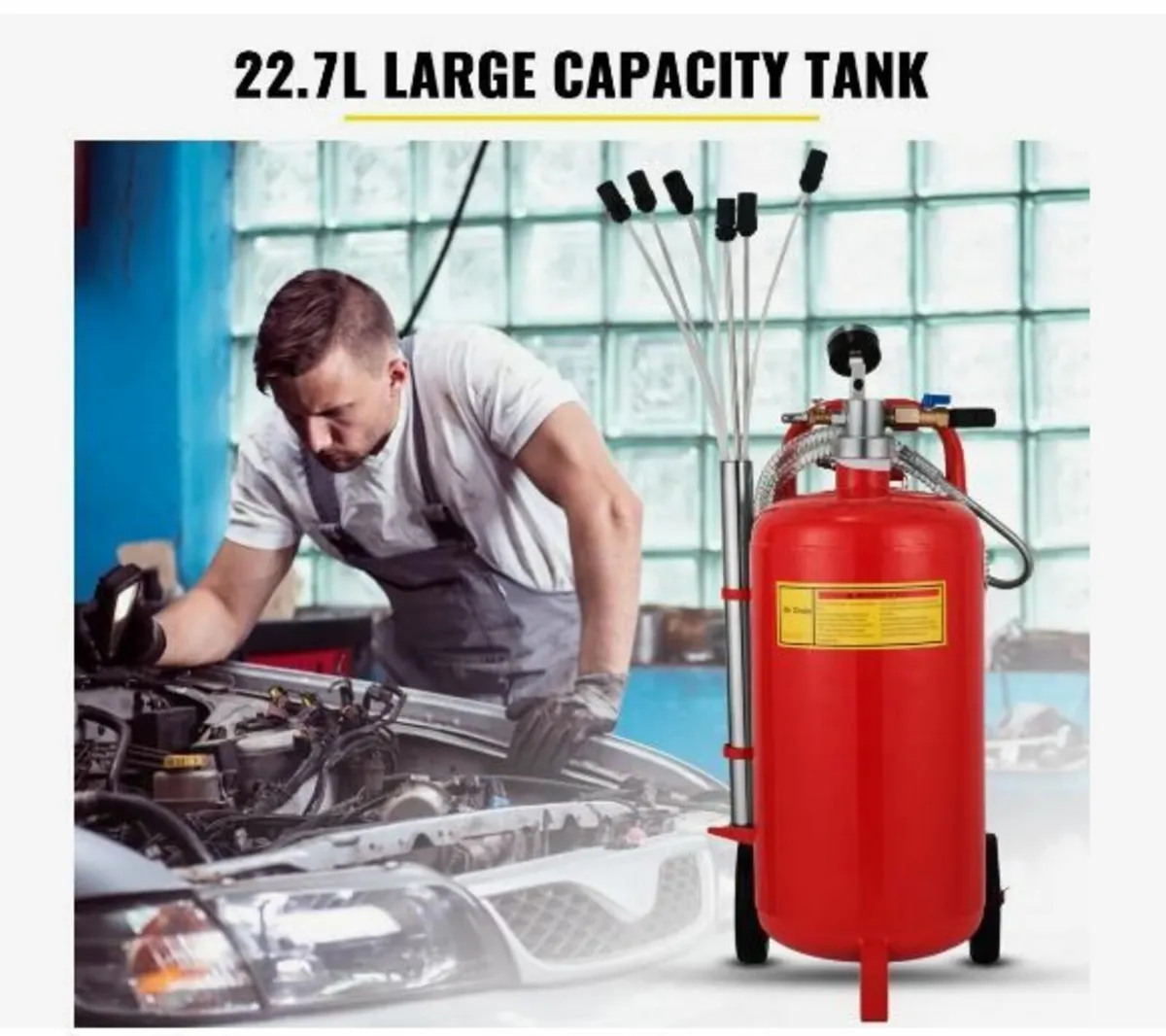 5 Gallon/22.7L Oil Extractor, Portable Air - Image 2