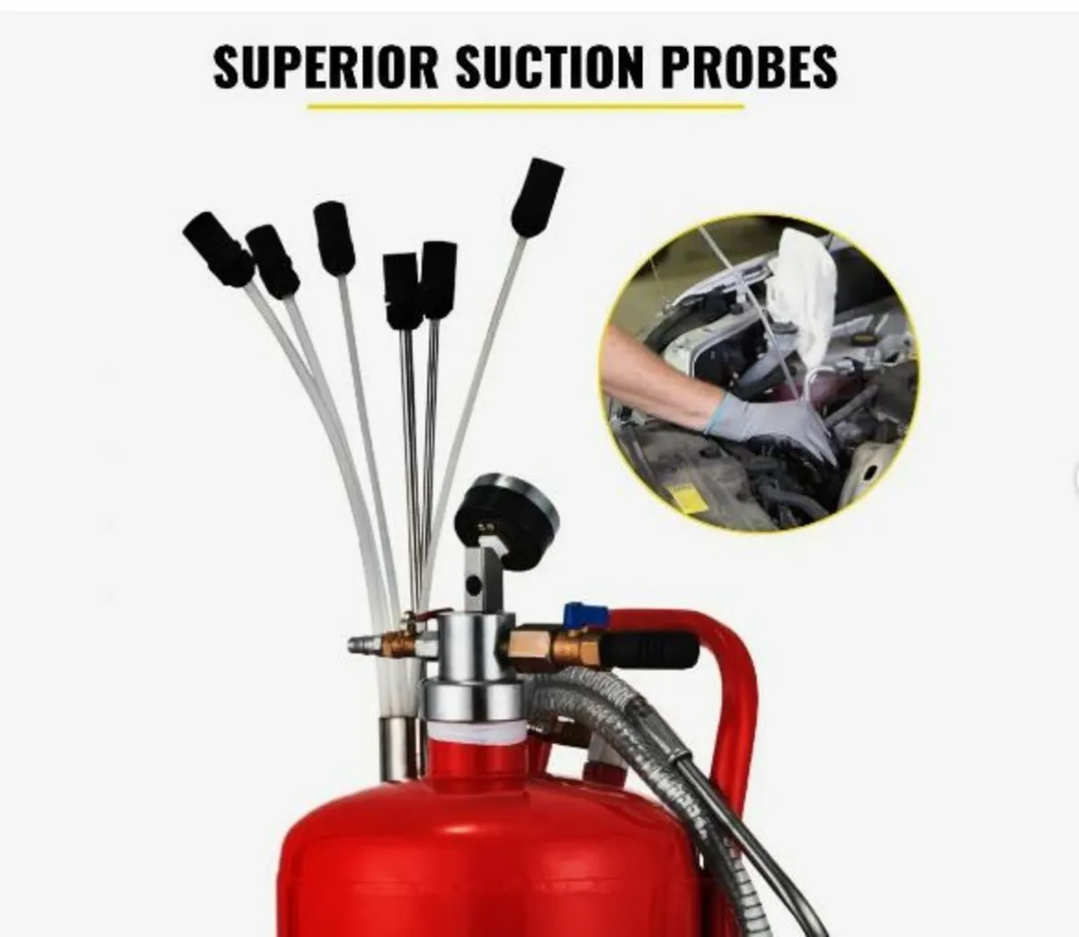 5 Gallon/22.7L Oil Extractor, Portable Air - Image 3