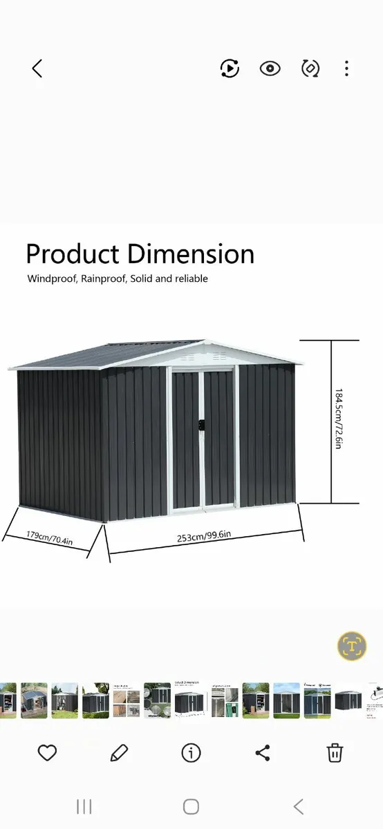metal garden shed - Image 3