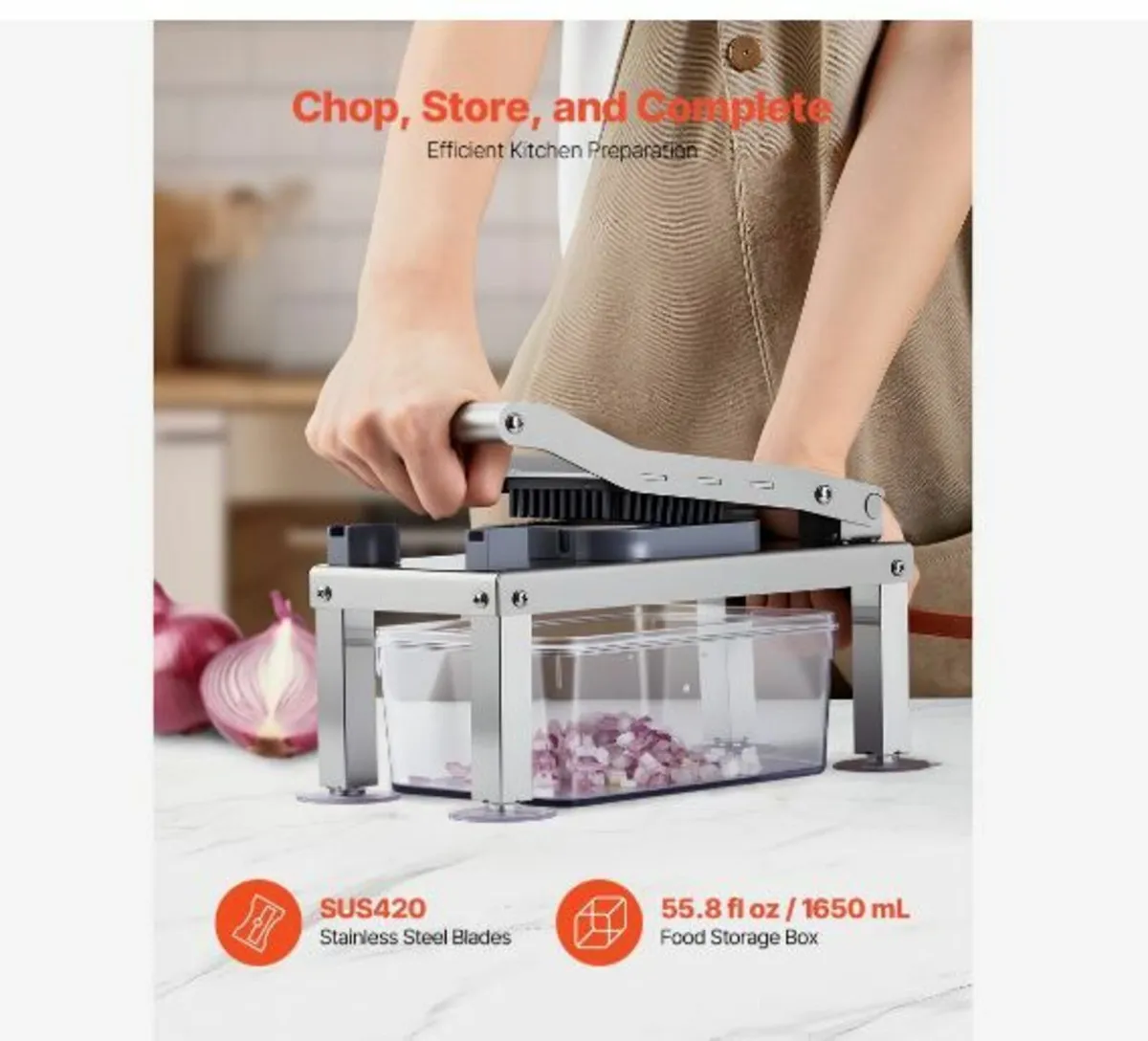 Vegetable Chopper Mandoline Slicer - Image 2