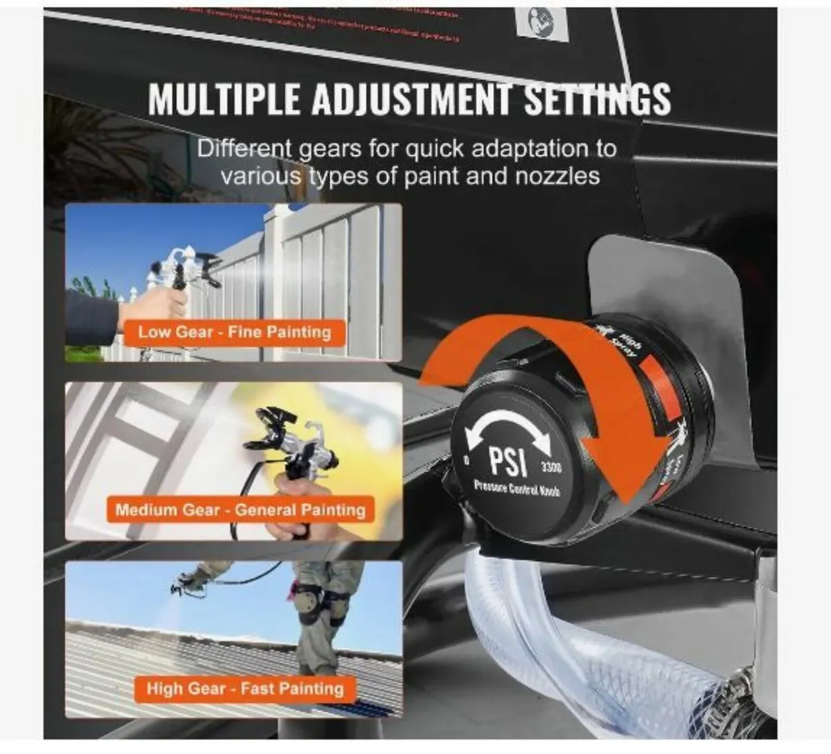 Stand Airless Paint Sprayer, 950W - Image 4