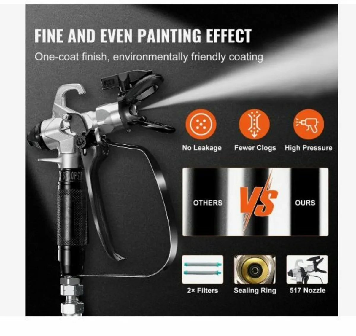 Stand Airless Paint Sprayer, 750W - Image 2