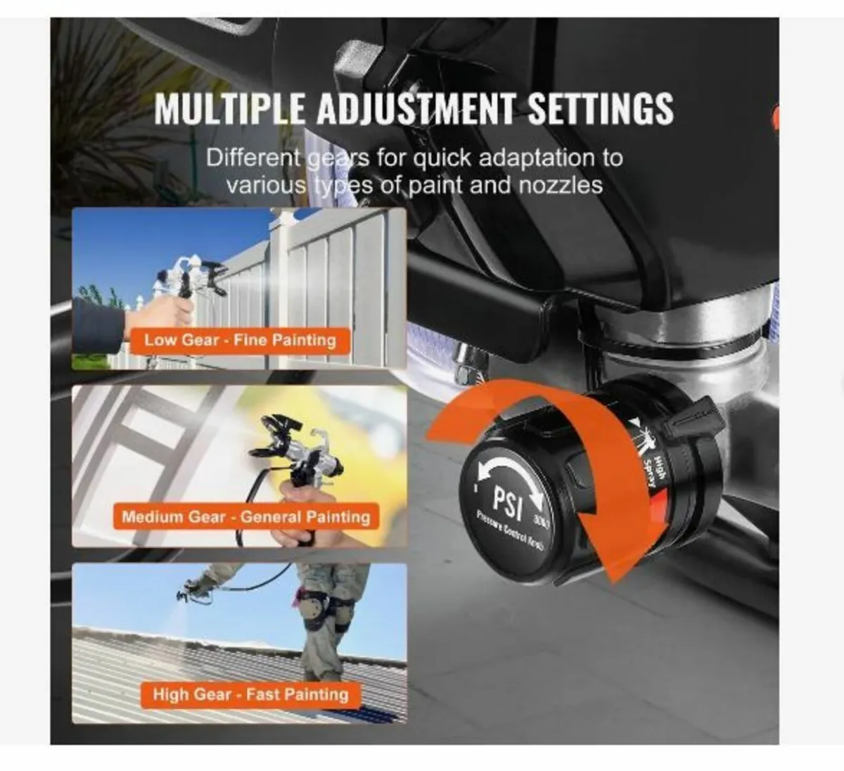 Stand Airless Paint Sprayer, 750W - Image 4