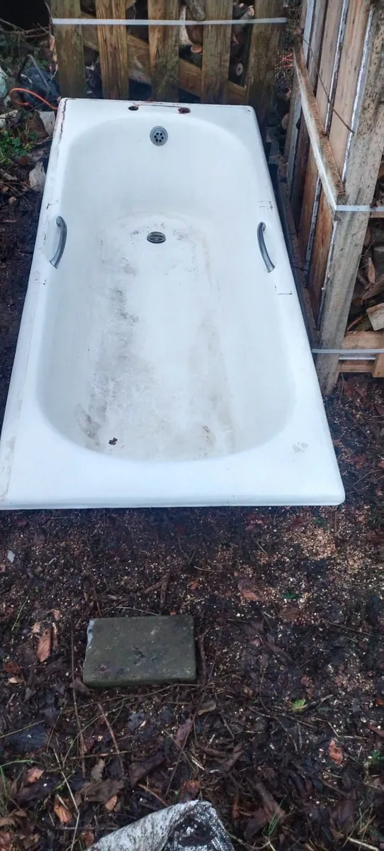 Cast iron bath - Image 1
