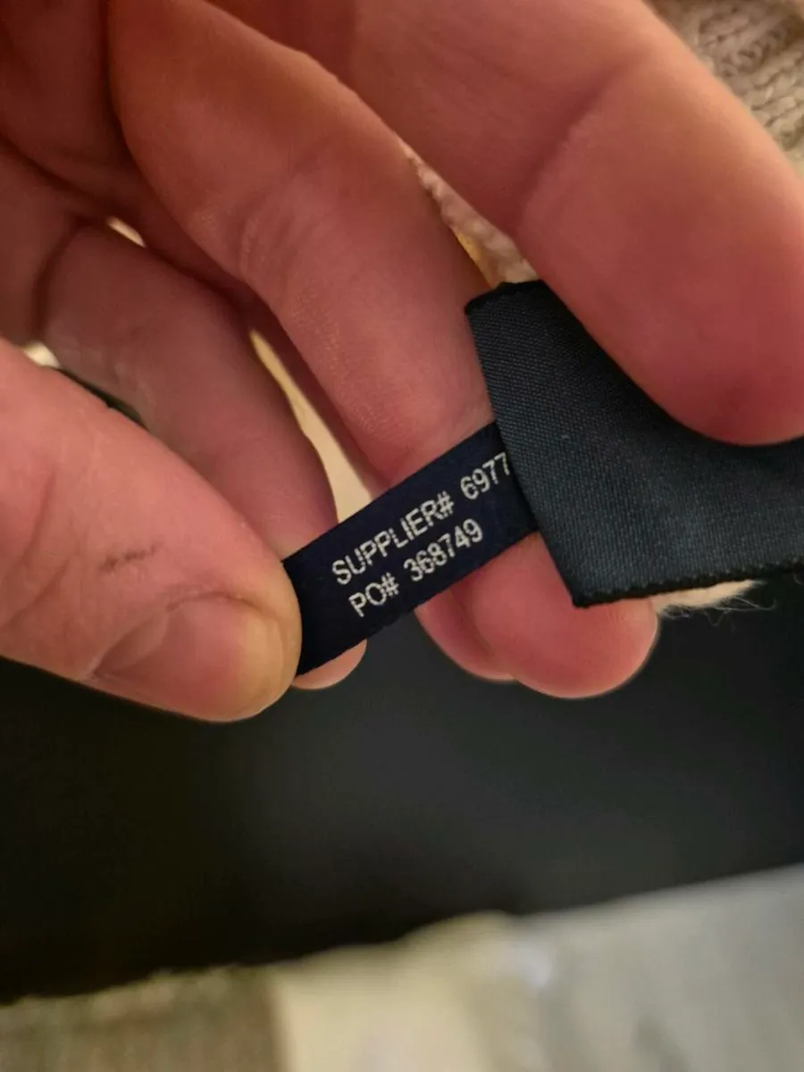 Polo Ralph Lauren Cream Button Collar Knit Jumper - Image 4