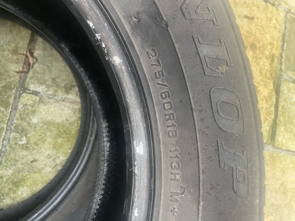 Jeep Tyres 275/60 R18 - Image 1