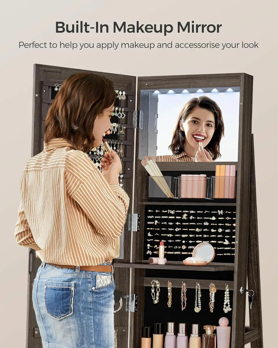 Mirror cabinet + Jewelry Storage - FREE P&P - Image 3