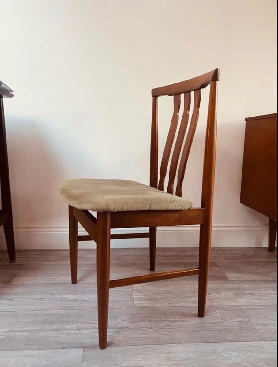 Mid Century Dining Chairs x 6 - Image 2