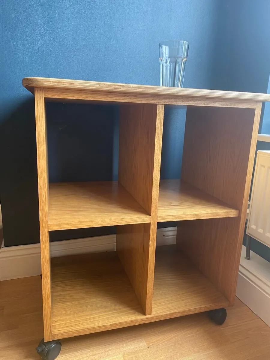 4 box handcrafted storage unit - Image 1