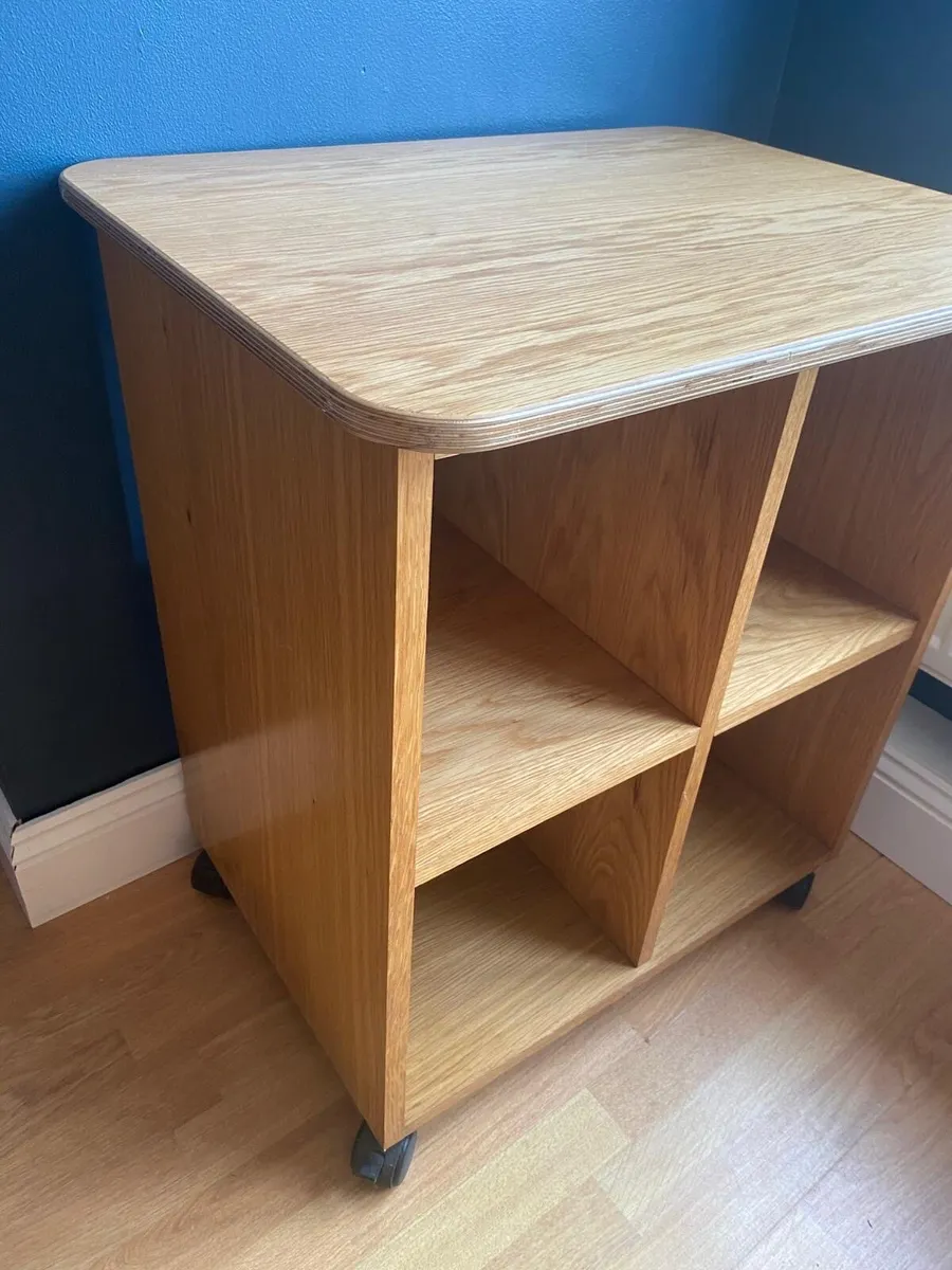 4 box handcrafted storage unit - Image 2