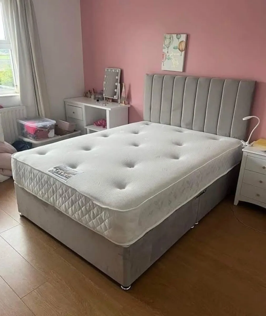 All new split divan base beds - Image 2