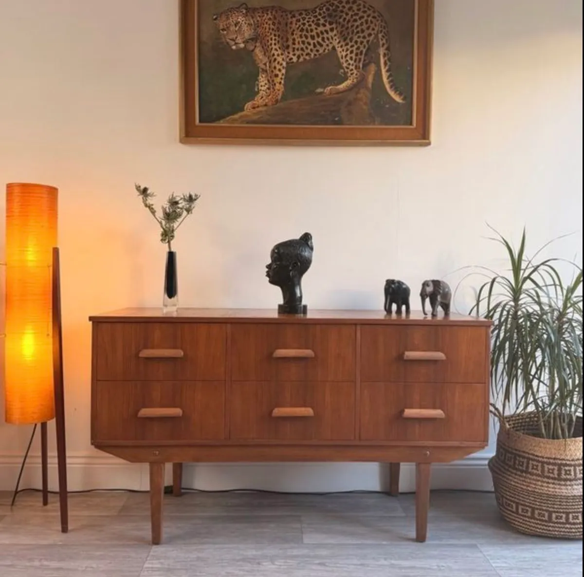 Mid Century Drawers Sideboard - Image 1