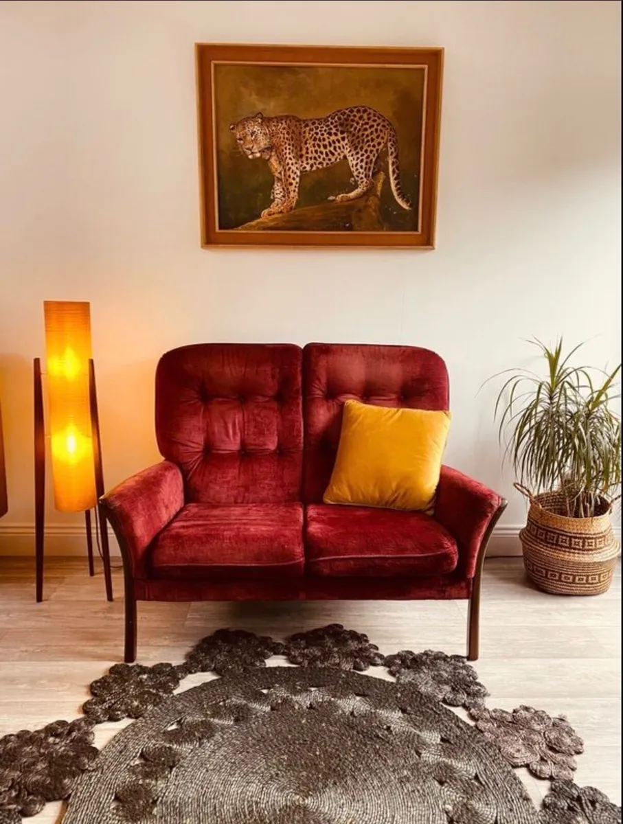 Vintage Two Seater Sofa - Image 1