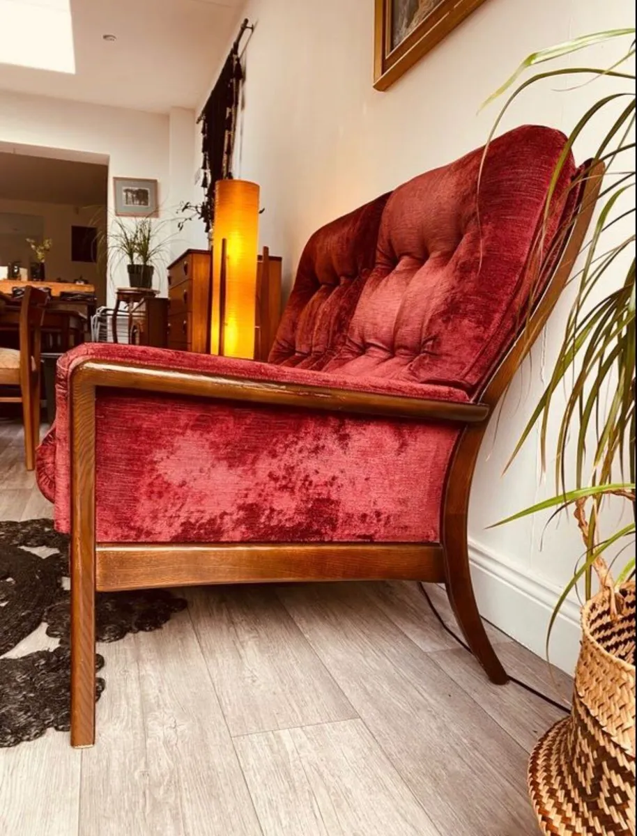 Vintage Two Seater Sofa - Image 3