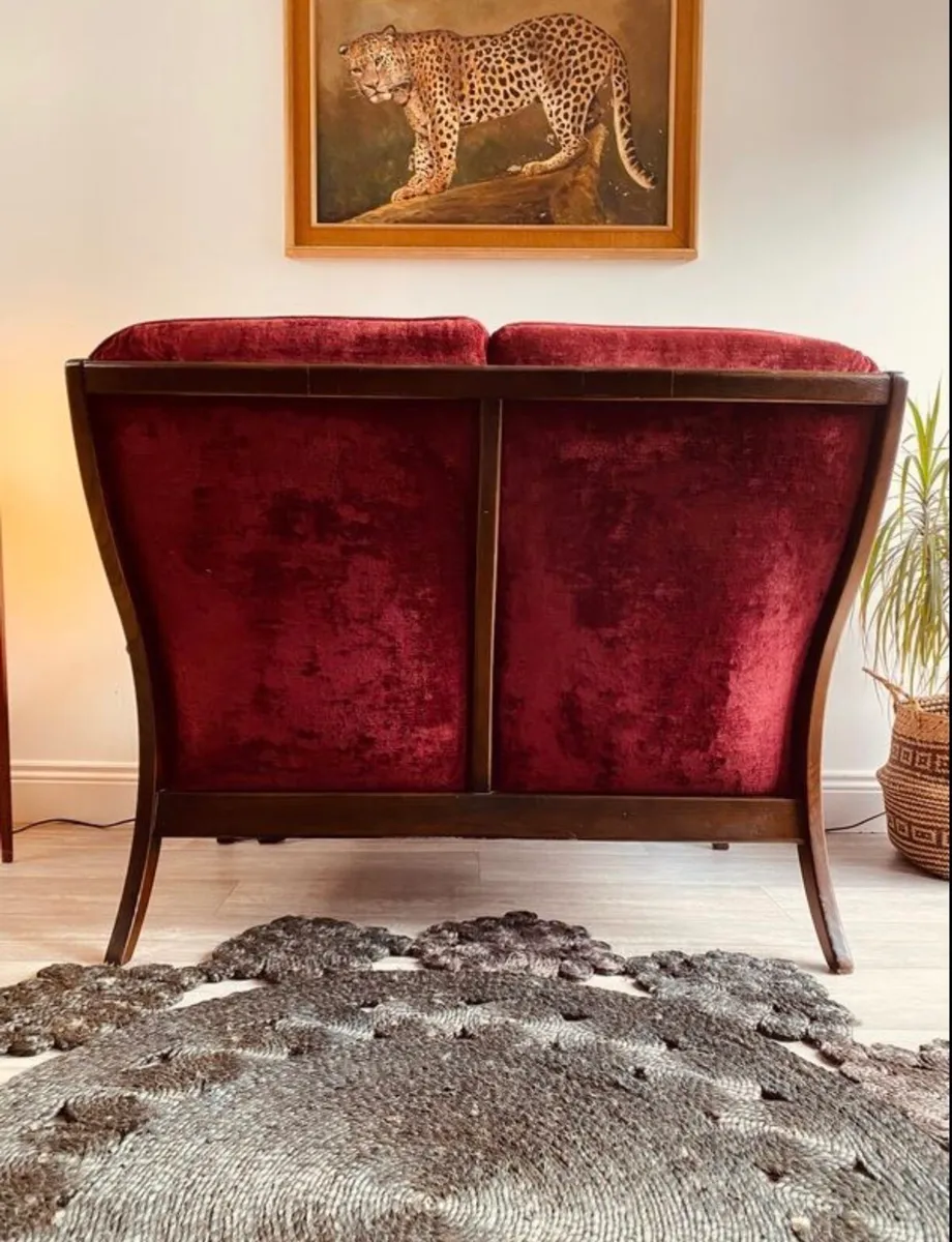 Vintage Two Seater Sofa - Image 4