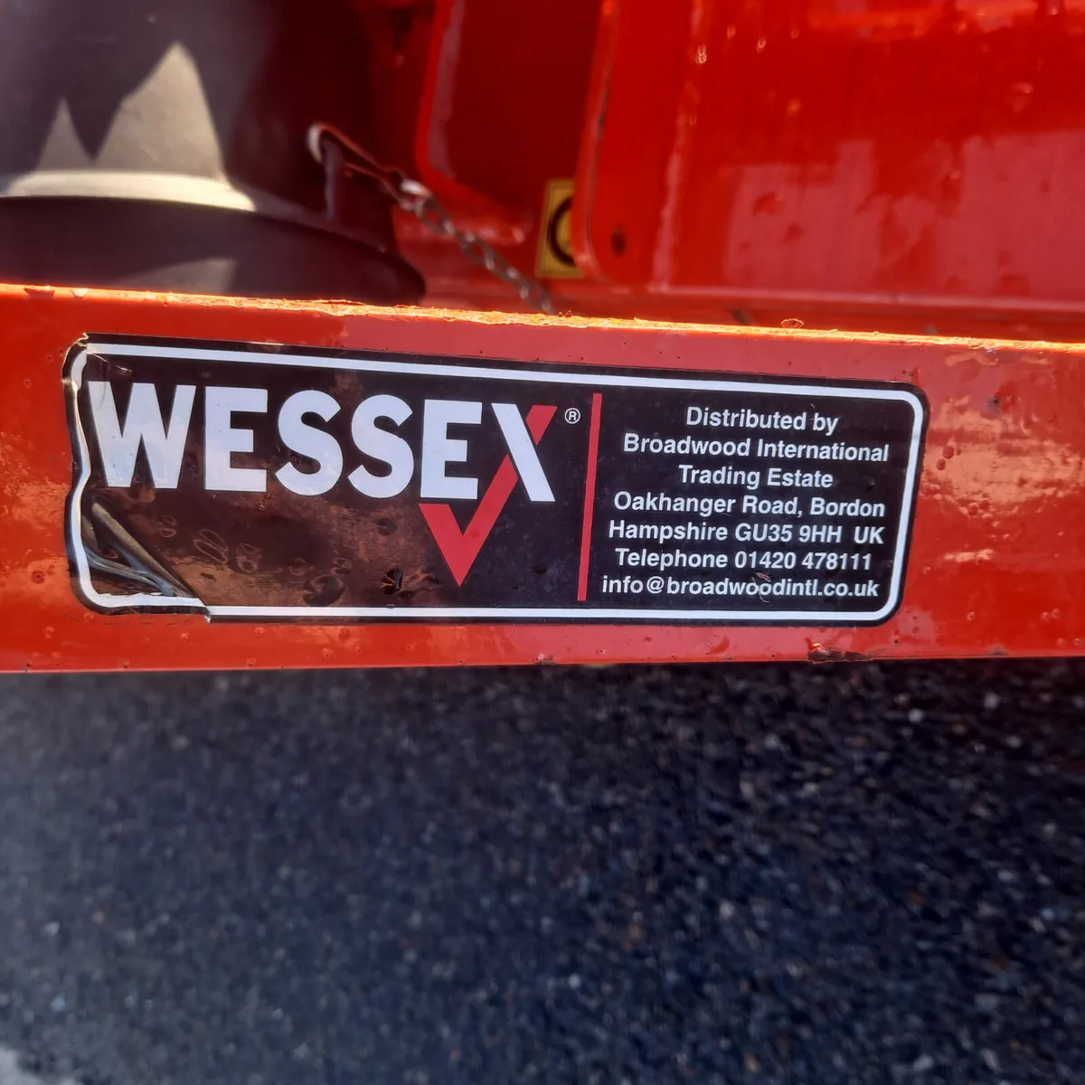 Wessex 1.4M flail mower - Image 3