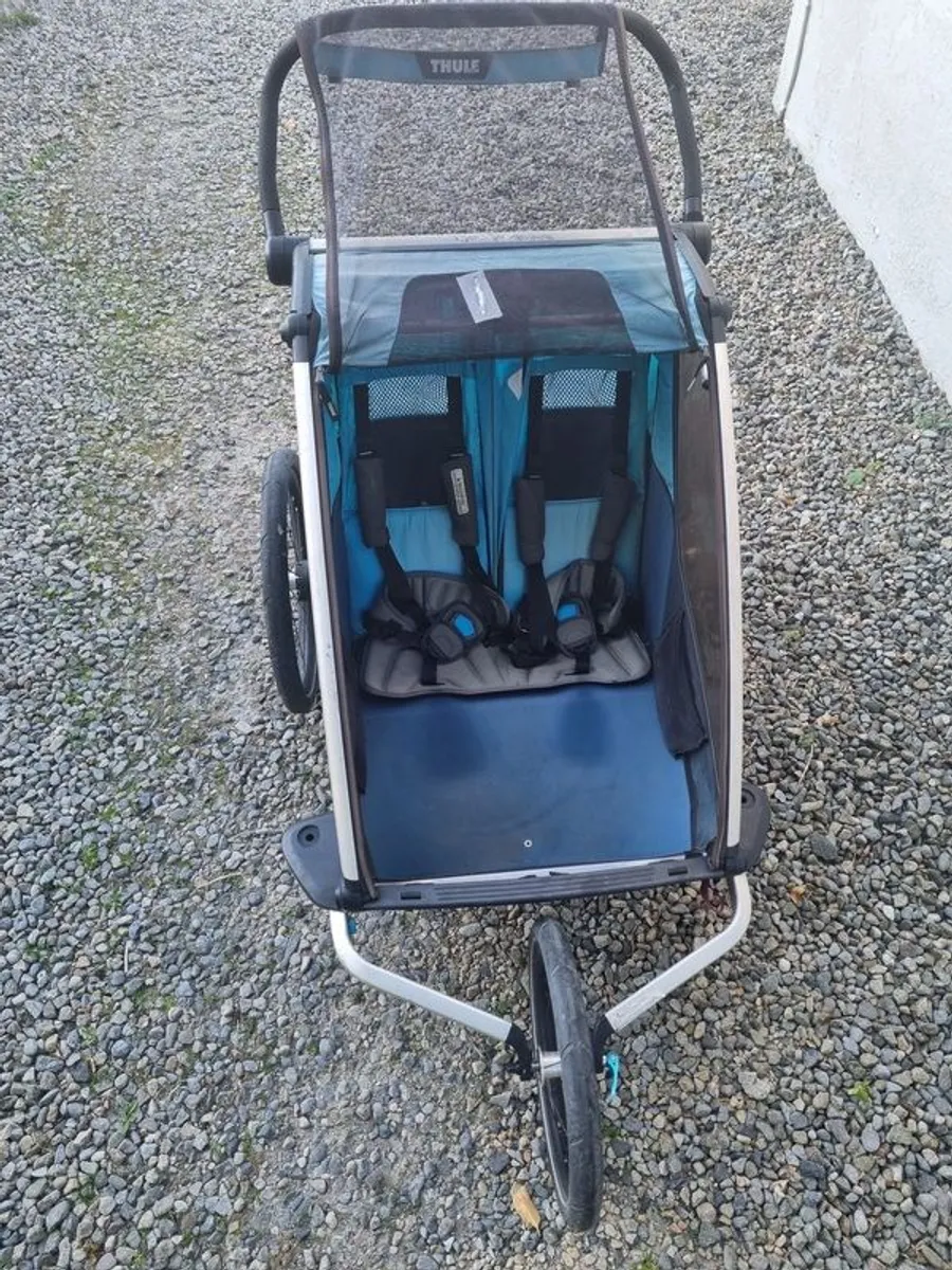 Thule bike chariot two seater double pram - Image 2