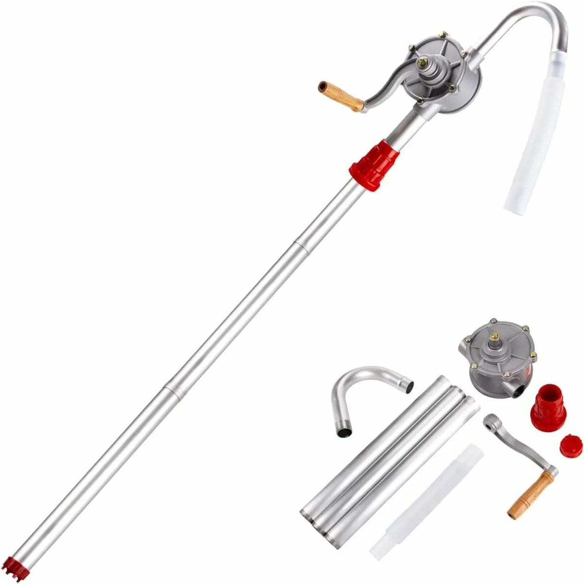 Oil Barrel Pump,Aluminum Alloy Rotary Hand Crank O - Image 1