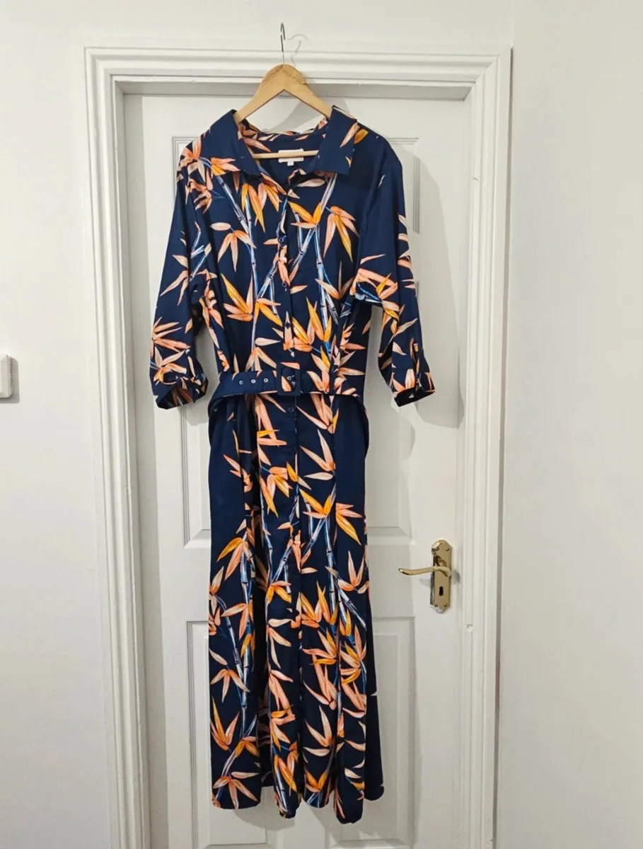 Plus Size Dancing Leopard Dove Bamboo Maxi Dress - Image 3