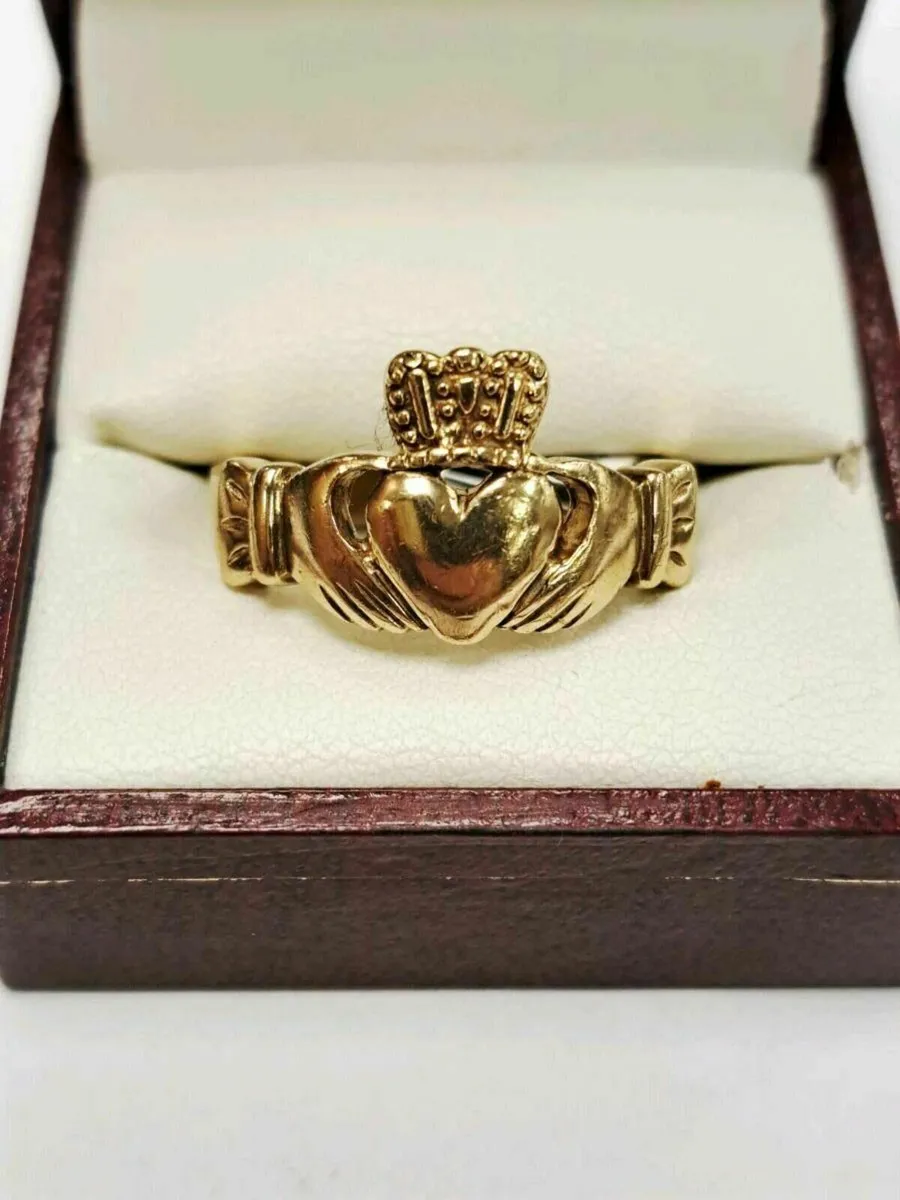 9K Gold Cladagh Ring 9CT - Image 3