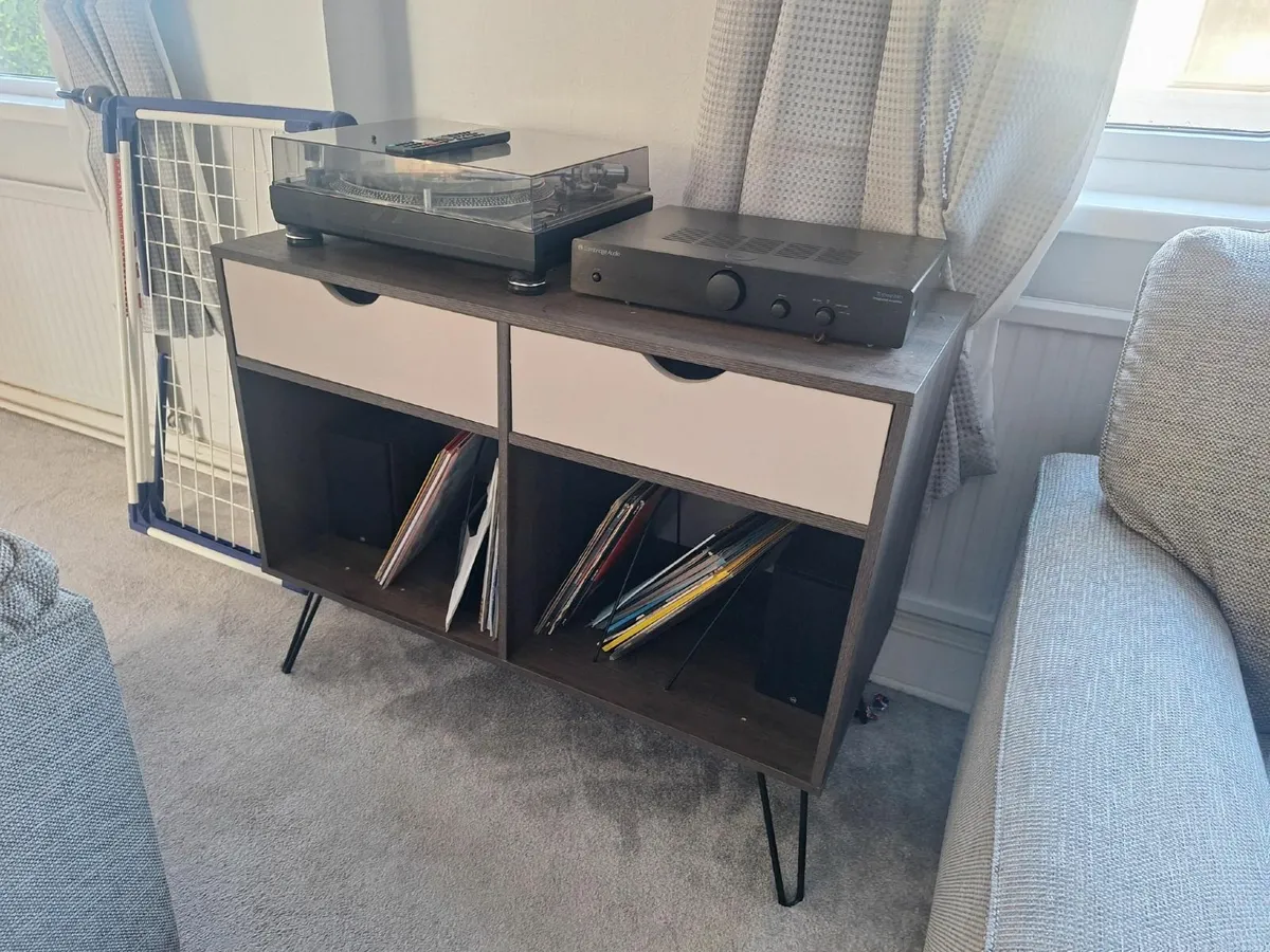 Vinyl Record Player Storage - Image 1