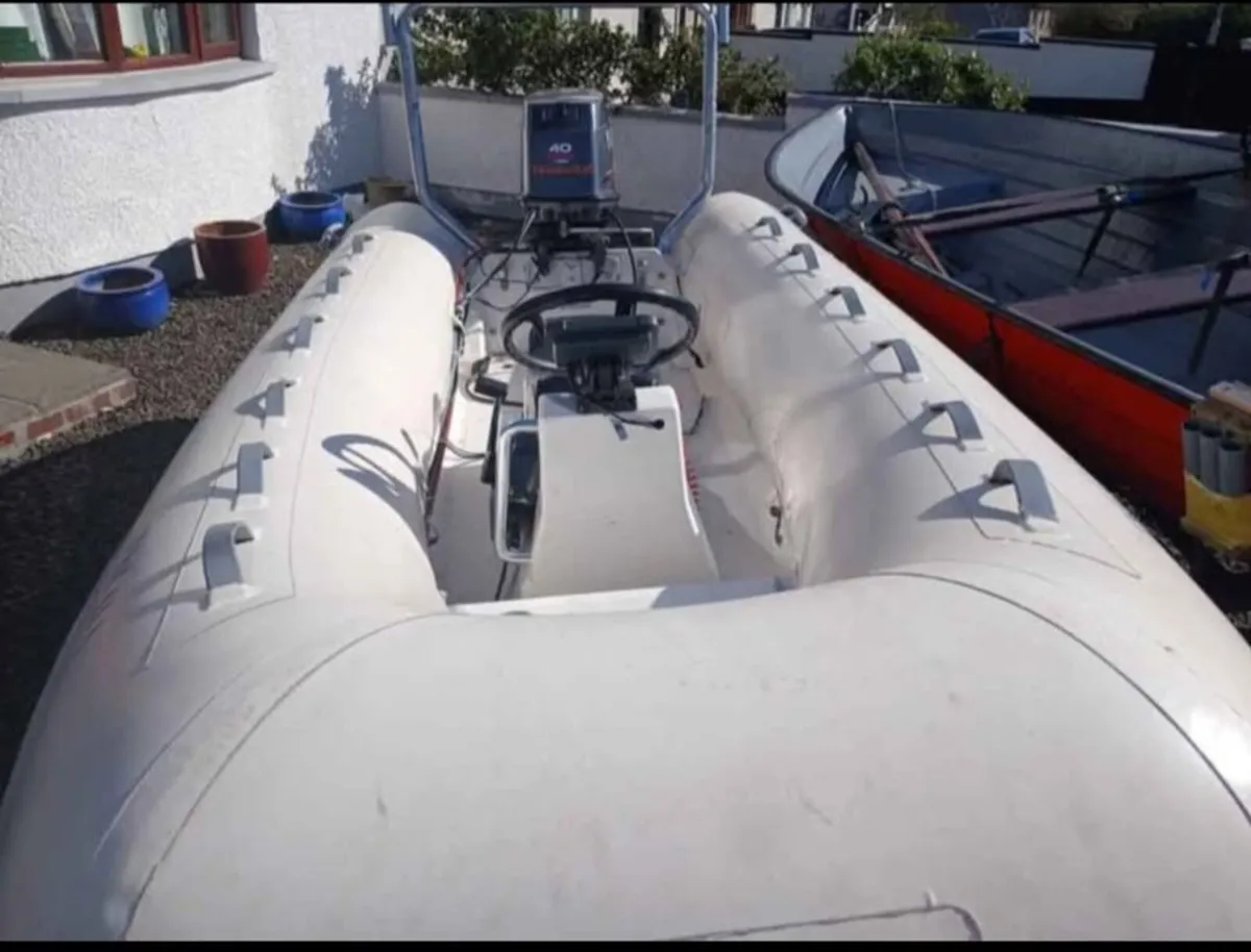12ft nautica rib and trailer - Image 2