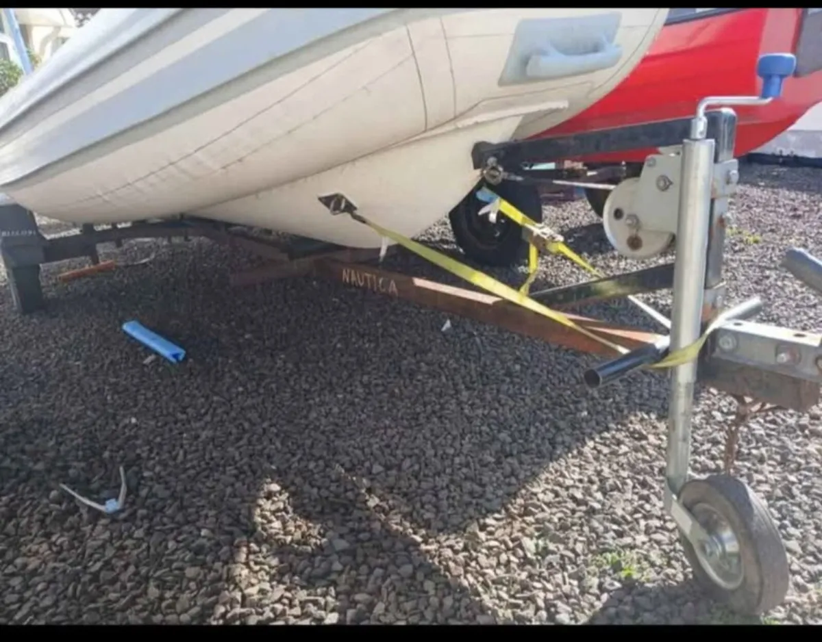 12ft nautica rib and trailer - Image 4