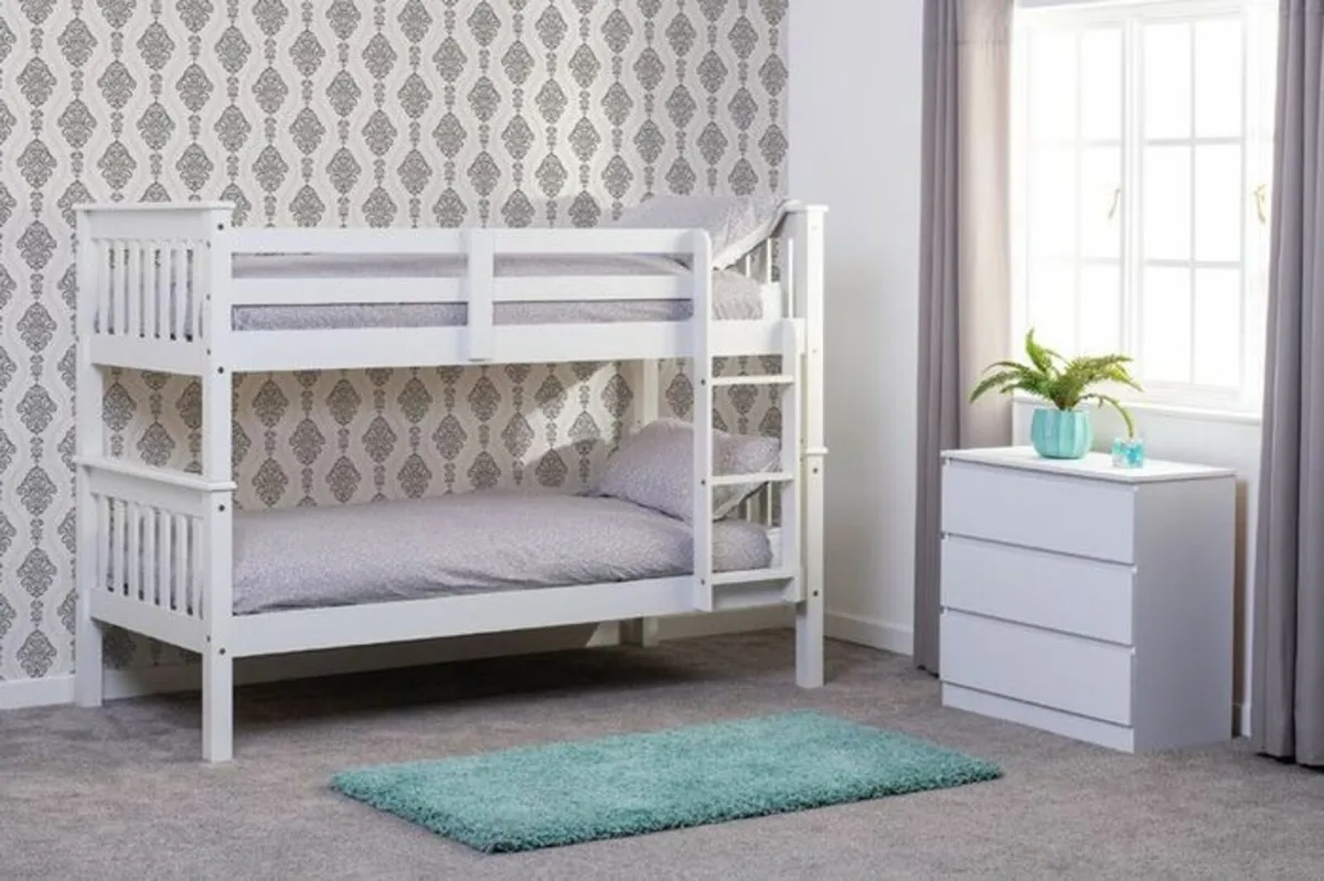 SINGLE BUNK BEDS ( FREE ASSEMBLY ) - Image 1