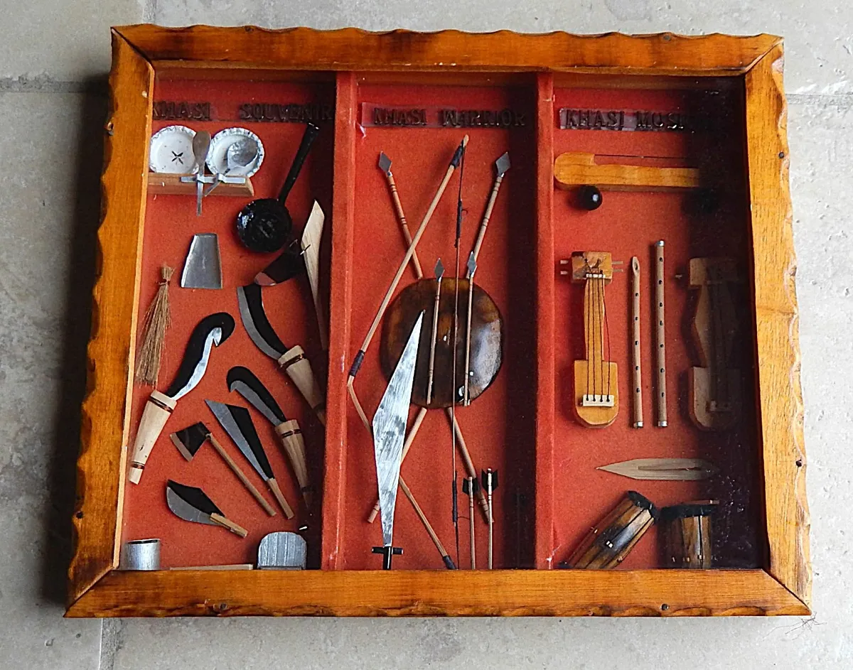 Diorama of Items Used by the Khasi People - Image 1